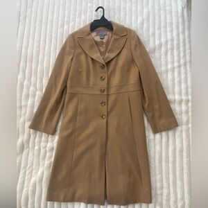 Ann Taylor Classic wool Brown Trench Coat